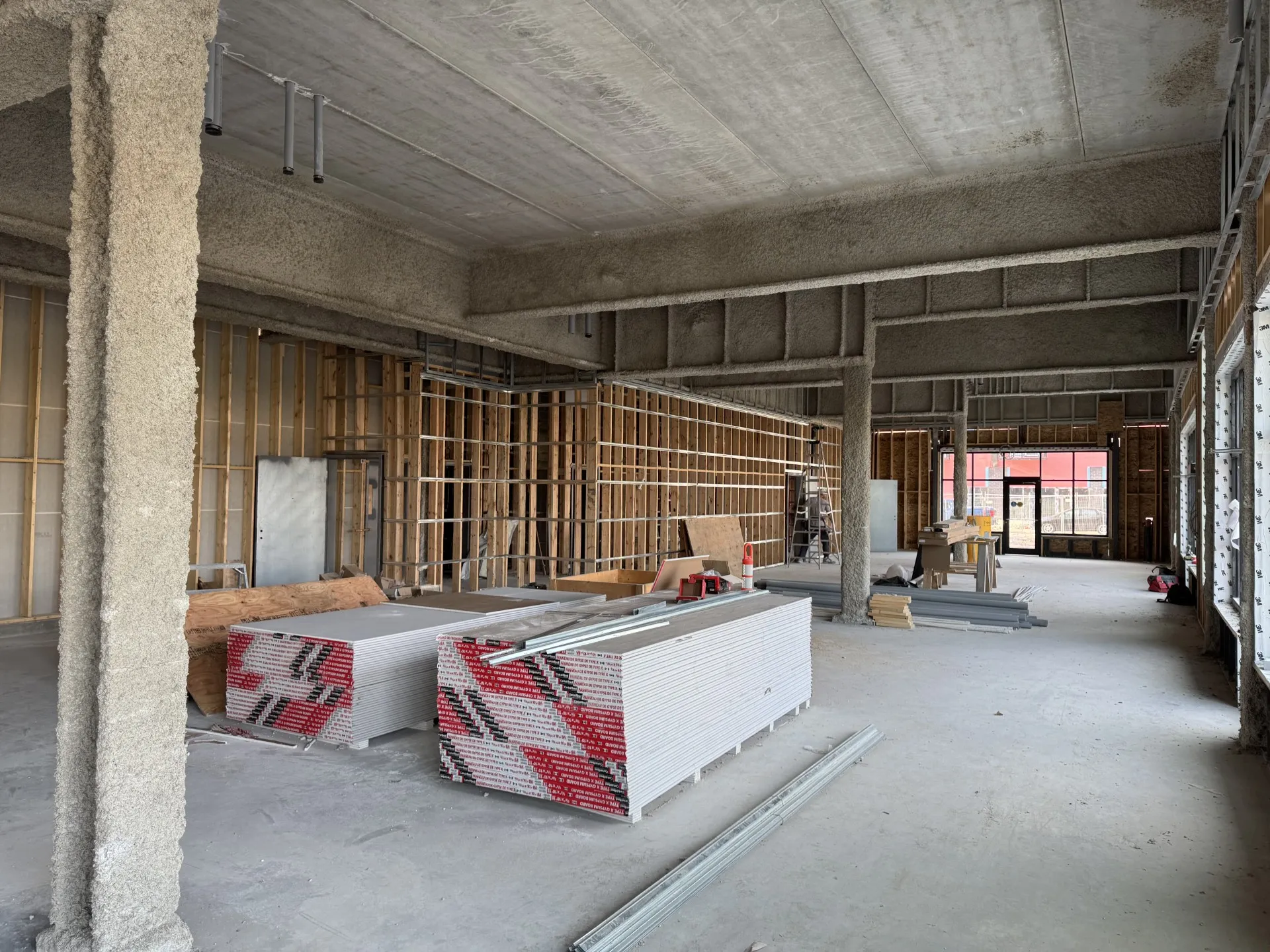Bridgewater Condos interior drywall and finishing