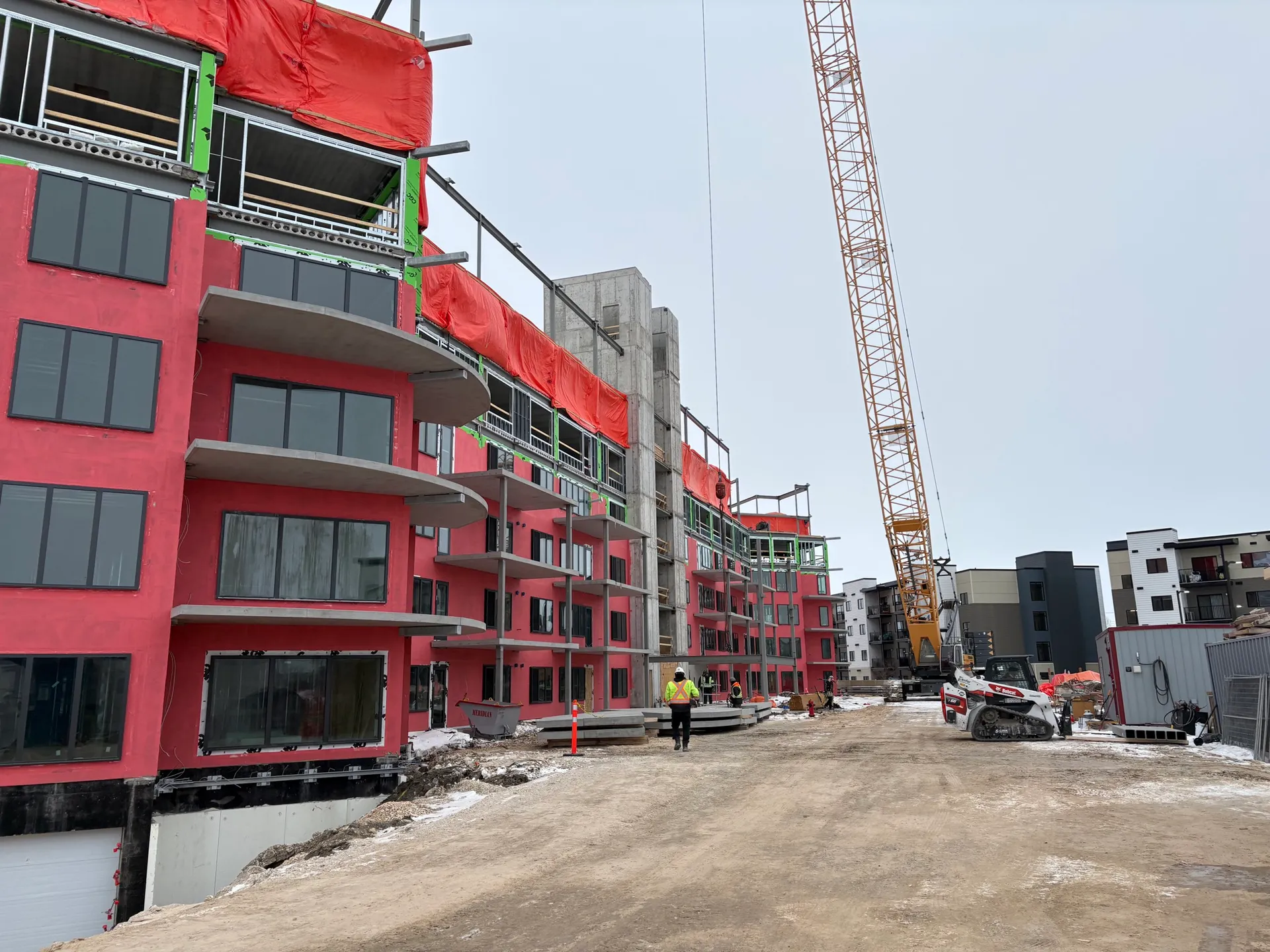 Link 55 multifamily project under construction